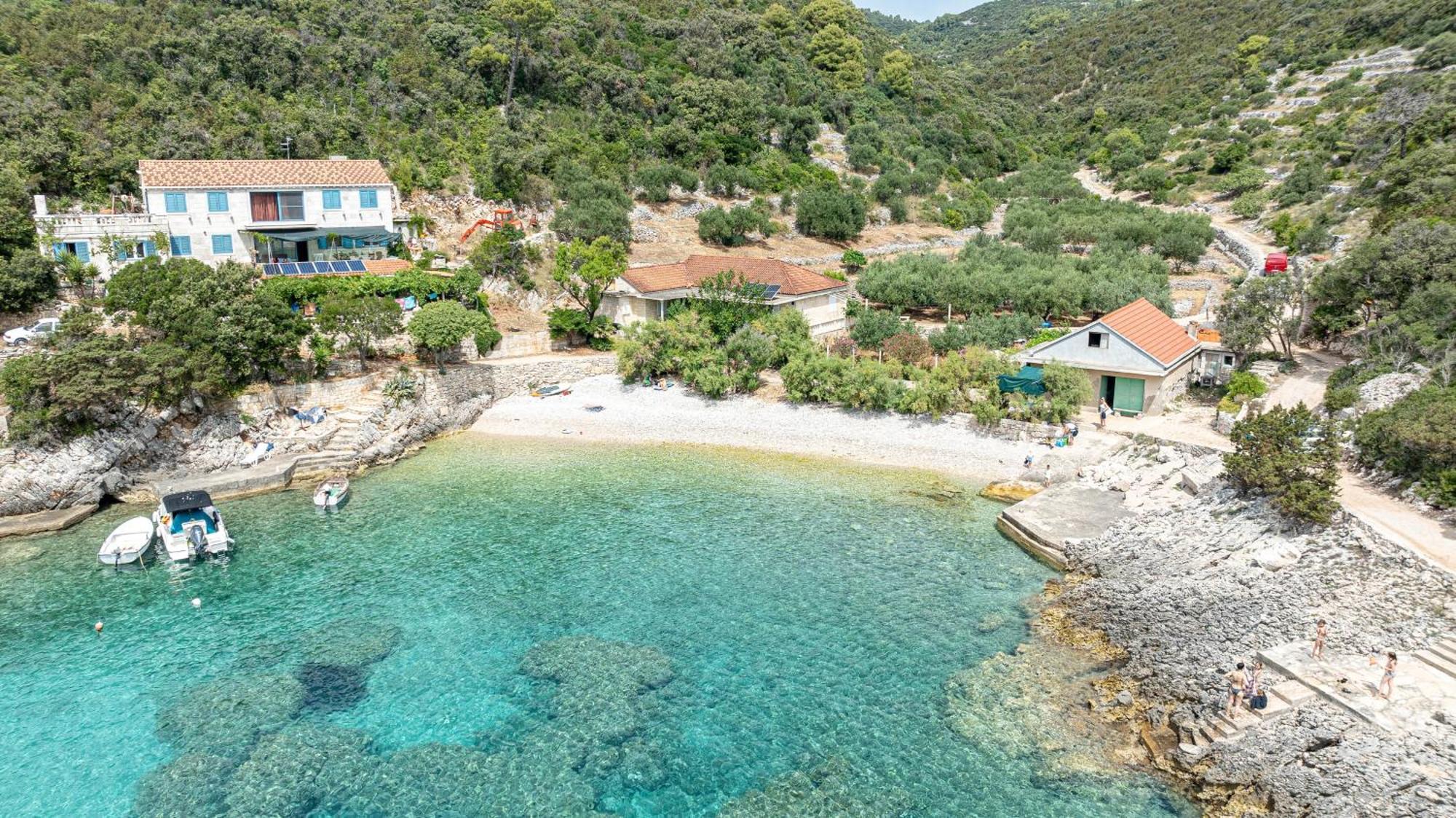 Seaside House For Families With Children Cove Rasohatica, Korcula - 4386 Lumbarda Luaran gambar